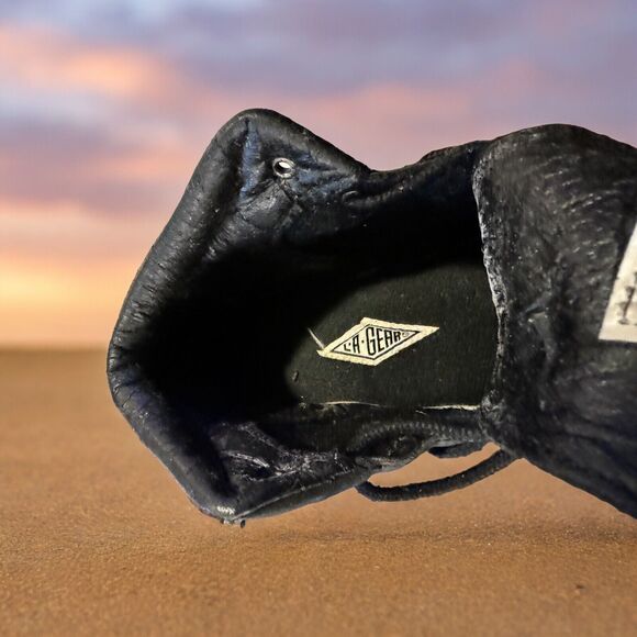 Vintage L.A. GEAR 1992 Unisex Leather Ankle Boot size 8 90’s High Top Korea - Picture 9 of 14